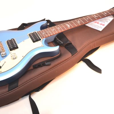 PRS SE Mira Electric Guitar Frost Blue Metallic Finish  W/PRS Bag - Pro Setup image 7