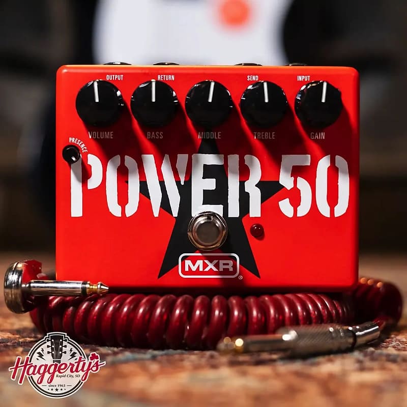 MXR Power50 Tom Morello Signature Overdrive Pedal Floor Reverb
