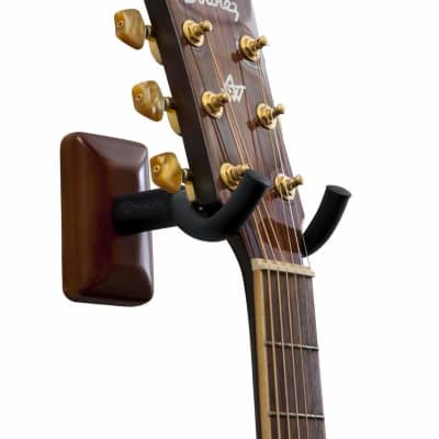 Gator - GFW-GTR-HNGRMHG - Frameworks Wall Mounted Guitar Hanger - Mahogany image 5