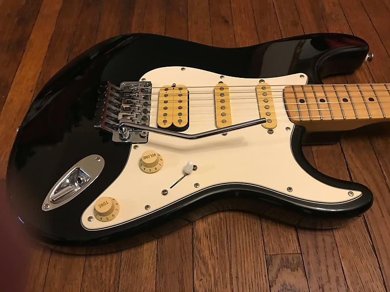 1995 Fender Stratocaster RARE Squier Series HSS with Floyd