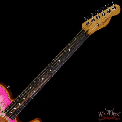 Fender American Acoustasonic Telecaster Ebony Fingerboard Pink Paisley 4.80 LBS US221860A image 15