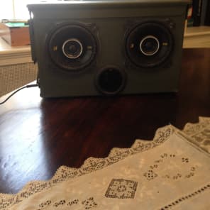 Ammo can speaker system (portable) army green image 1