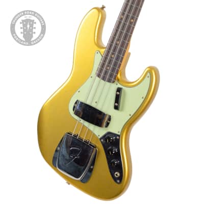 New Fender Custom Shop Time Machine Collection '63 Jazz Bass Journeyman Aged Aztec Gold for sale