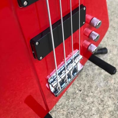 GAMMA Custom Bass Guitar G21-01, Epsilon Model, Tuscany Red image 5