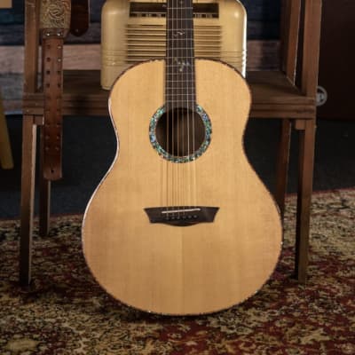 Washburn Bella Tono Elegante S24S Acoustic Studio Size Guitar, Natural Gloss image 7
