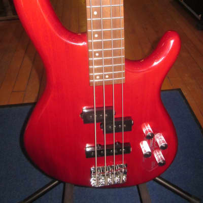 Cort  ACTION BASS PLUS TR 4-String Electric Bass Trans Red image 9