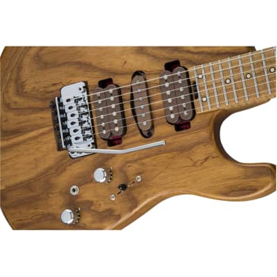 Charvel Guthrie Govan USA Signature HSH Guitar, Roasted Flame Maple Fingerboard, Caramelized Ash image 7