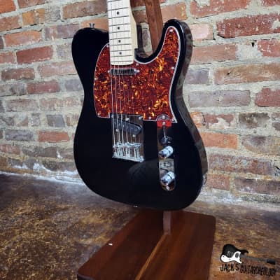 Immagine Nashville Guitar Works NGW125BK T-Style Electric Guitar w/ Maple Fretboard (Black Finish) - 4