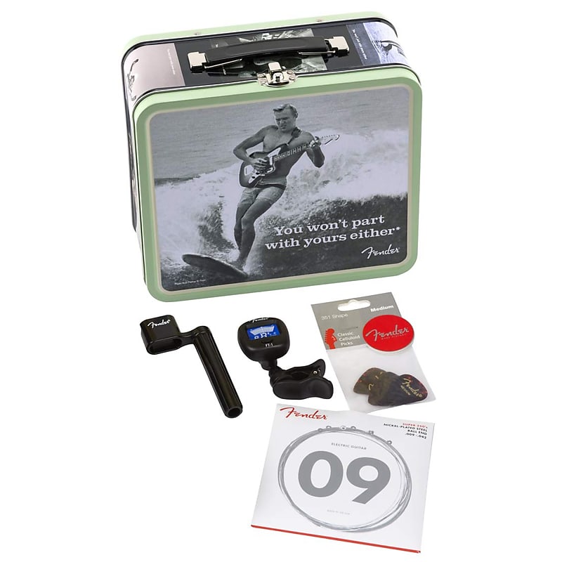 Fender "You Won't Part With Yours Either" Lunchbox with Accessories image 1