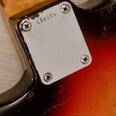 1965 Fender Stratocaster Vintage Electric Guitar Sunburst w/ 1964 Neck Date, Case image 18
