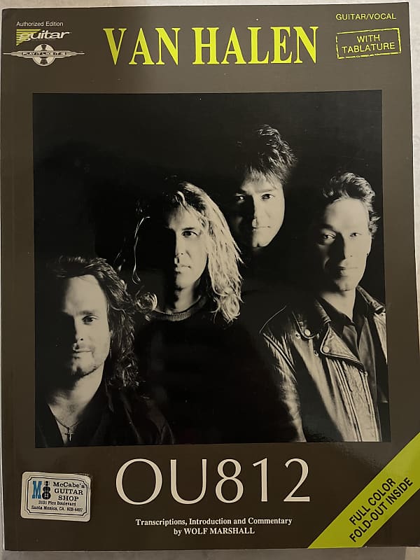 Van Halen - OU812 - Guitar Tab / Tablature Book | Reverb