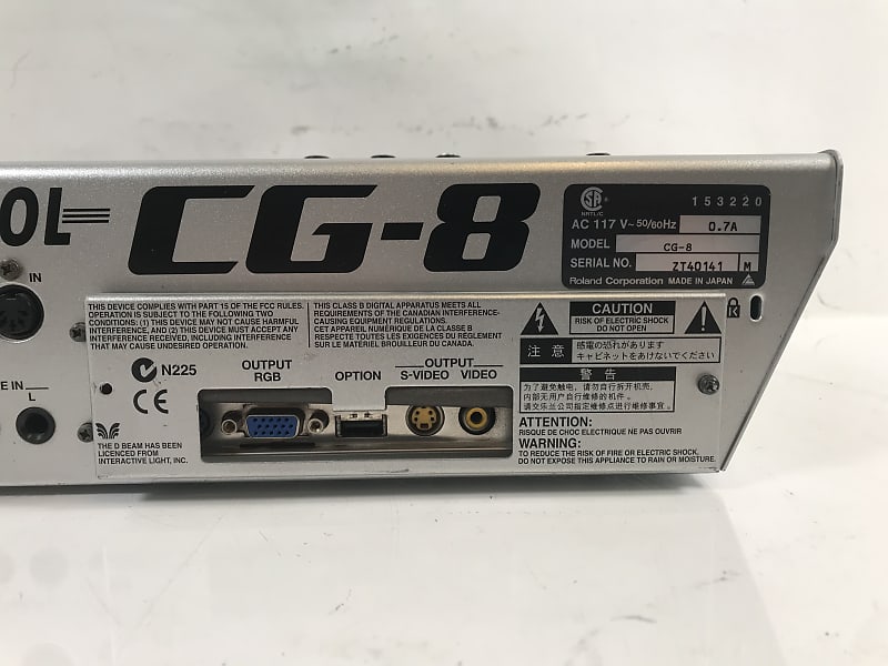 EDIROL ビジュアル シンセサイザー CG-8 サンプラー Roland Roland Pro A/V - CG-8 | Visual Synthesizer