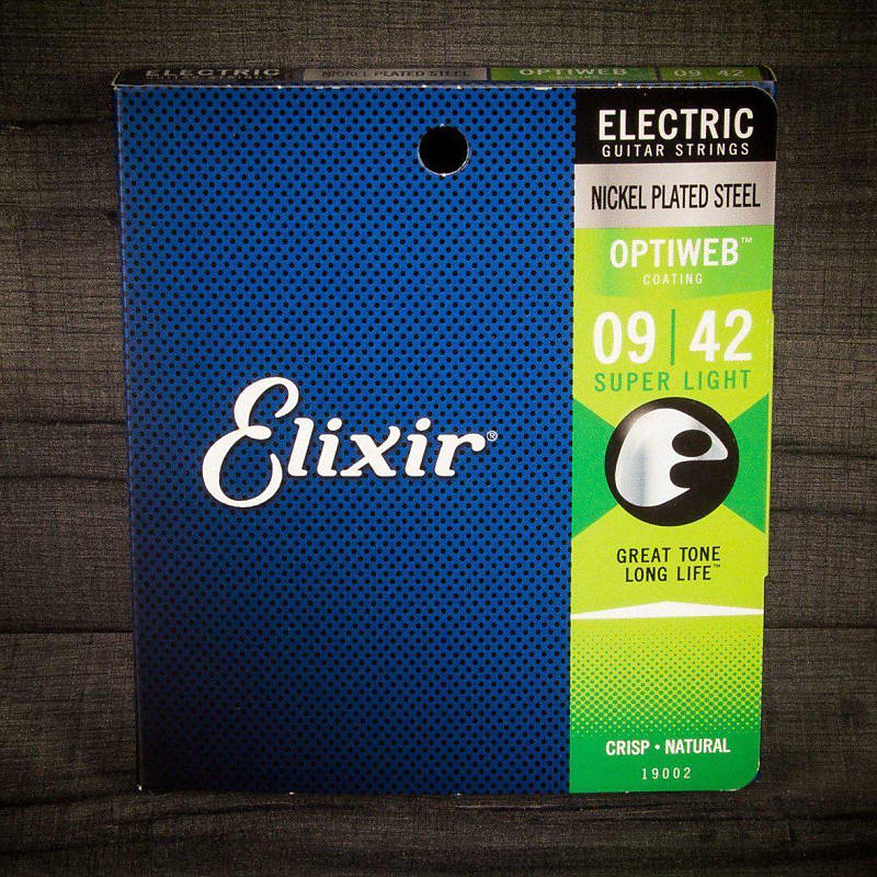 Elixir Optiweb 9-42 Coated Electric Guitar Strings | Reverb