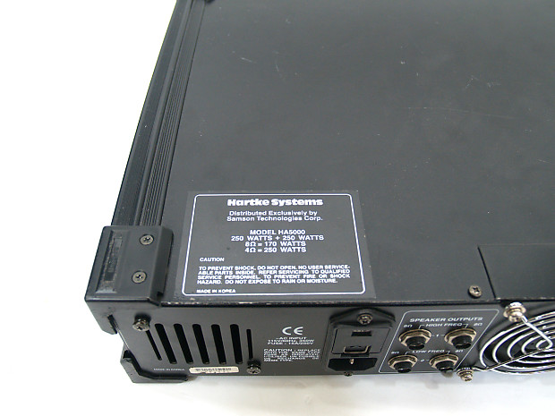 Hartke HA5000 Bass Amplifier Head - Previously Owned | Reverb