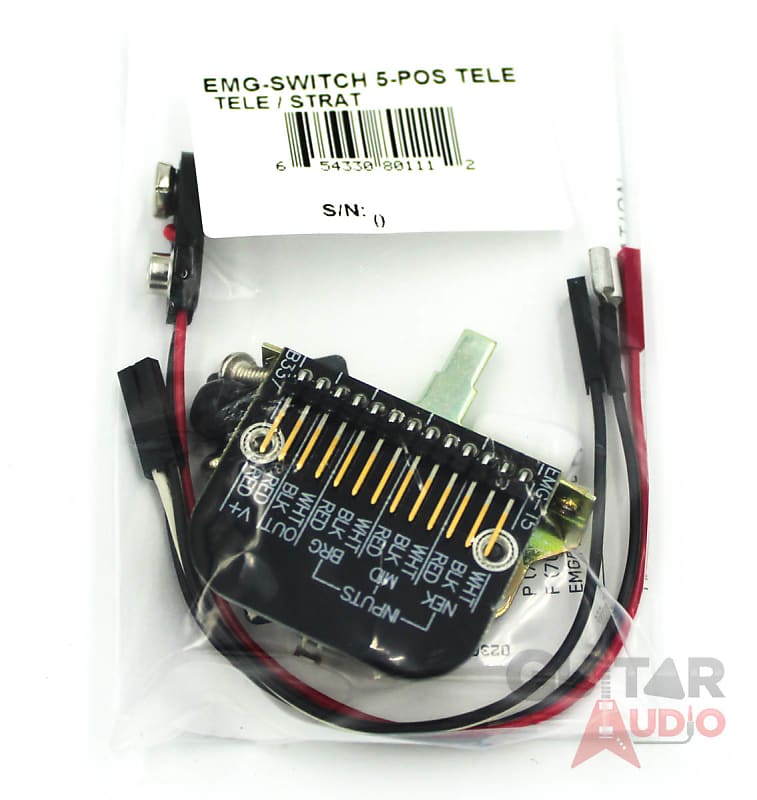 EMG 5-Position Solderless Pickup Switch for Tele/Strat | Reverb