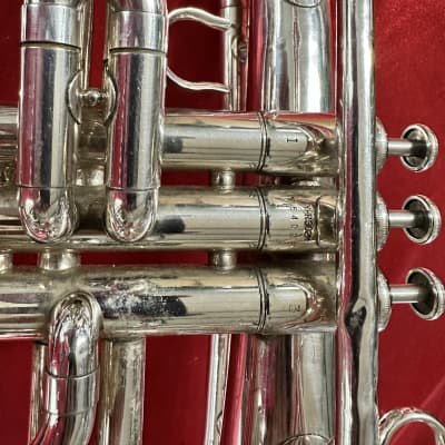 Yamaha YHR-302MS Marching Bb French Horn 2010s - Silver-Plated image 4