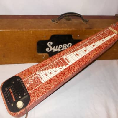 1955 Supro Lap Steel With Amp-In-Case  *Rare* image 1