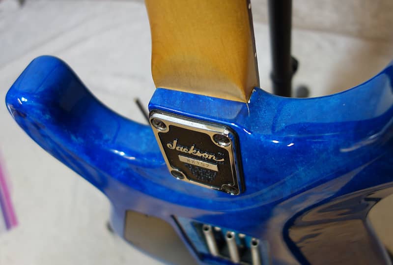 【大注目】 electric '88 1988 Edition Limited Jackson guitar blue in 水着