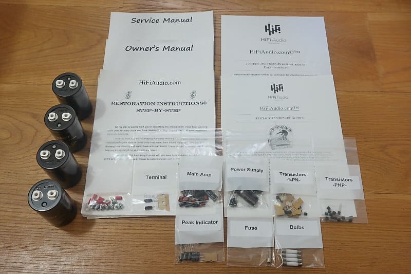 Marantz 300DC restoration kit filter capacitor repair rebuild fix  			