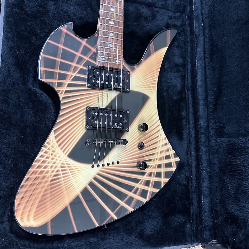 B.C. Rich MOCKINGBIRD BODY ART COLLECTION SPIRO LIGHT 2003 B.C. Rich MOCKINGBIRD BODY ART COLLECTION SPIRO LIGHT 2003