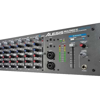 Alesis Multimix 10 Wireless 10-Channel Rackmount Mixer w/ Bluetooth Wireless (Open-Box) 100%-Perfect image 2