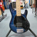 Sterling by Musicman Ray35 5-String Neptune Blue Mint w/ TAGS & Bag 2021 Made in Korea