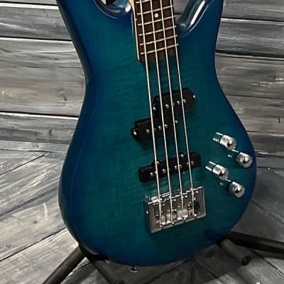 Spector Legend 4 Standard 4 String Electric Bass Bass- Blue Stain image 4
