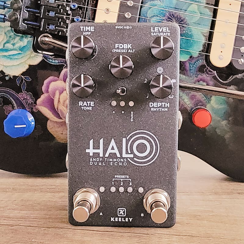 Keeley Halo Andy Timmons Dual Echo Stereo Pedal Reverb