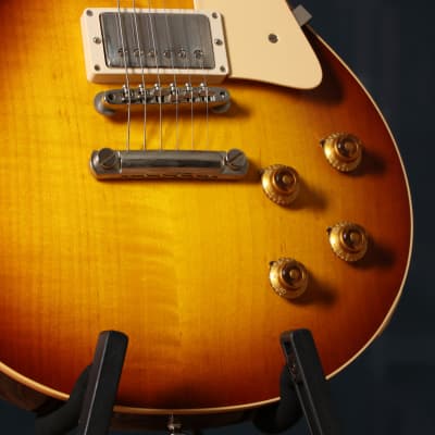 Gibson Custom 1958 Les Paul Standard Reissue VOS Electric Guitar Iced Tea Burst (serial - 3793) image 3