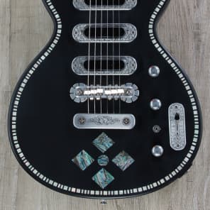 【ふるさと割】 Zemaitis Rosewood Black Guitar Electric Diamond BP 3S A22SU ギター