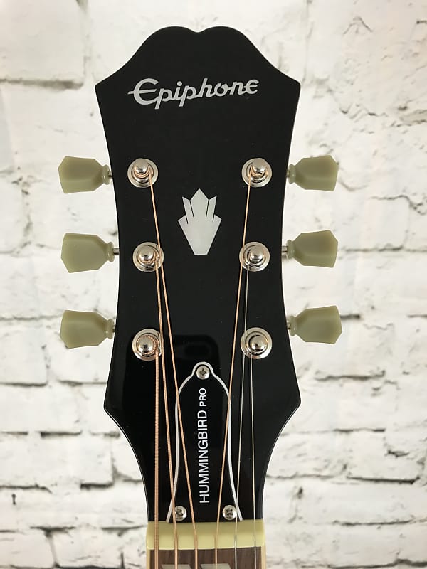 Epiphone Limited Edition Hummingbird Performer PRO Electric/Acoustic Guitar  – Tobacco Sunburst