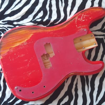 Precision bass 57 Body Relic - Red image 1