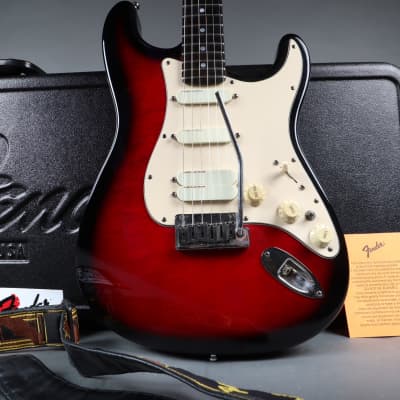 1990 Fender Strat Ultra Stratocaster W/ Original Hardshell Case image 20