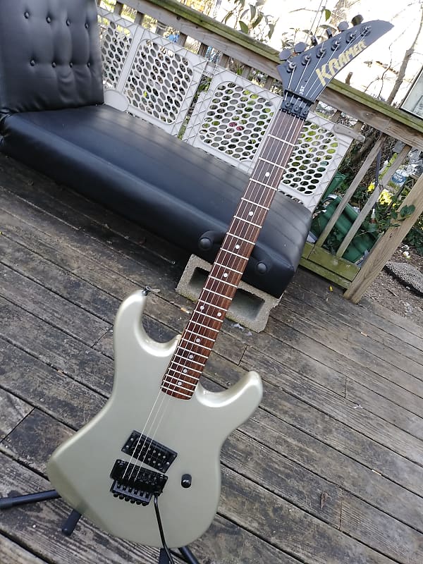 Kramer Striker 100 st 1987 Silver | Reverb Kramer Striker 100 st 1987 Silver | Reverb