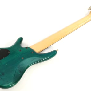 Ibanez SR506 6-String Bass 1997 Forest Green With EMG Pickups image 5