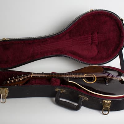 Gibson  Style A Snakehead Carved Top Mandolin (1927), ser. #81326, black tolex hard shell case. image 10
