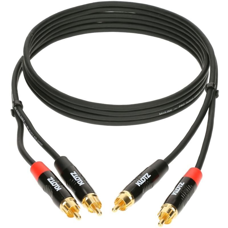 Klotz KT-CC600 RCA Phono Cable 6m - Audio Cable  			