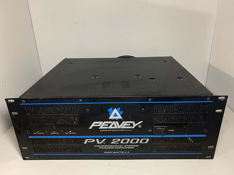 珍しい PEAVEY PV2000 パワーアンプ 配信機器・PA機器・レコーディング 