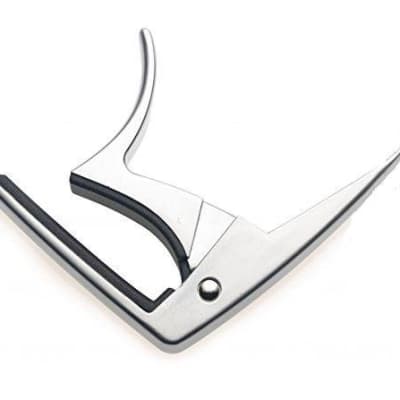Stagg Model SCPUK-AL Aluminum Curved Trigger Clamp Spring Ukulele Capo image 2