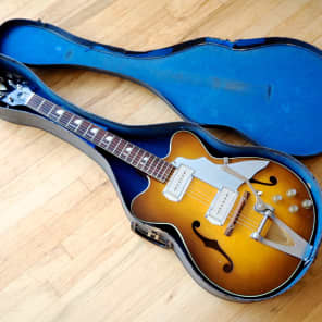 1960s Kay Jazz II Vintage Electric Guitar Barney Kessel Kleenex