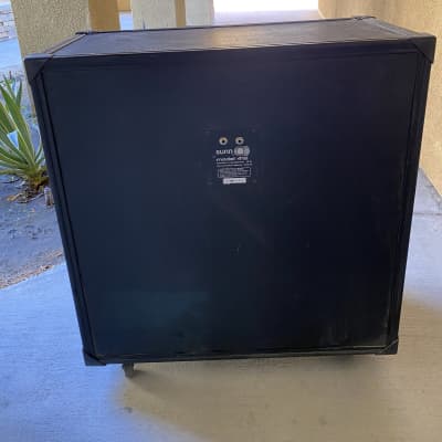 Sunn 412 Black Speaker Cabinet, pre-Fender, 1980s | Reverb