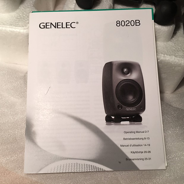 Genelec 8020A and 8020B Powered Monitors (as Pair) with Free Genelec 8020A and 8020B Powered Monitors (as Pair) with Free