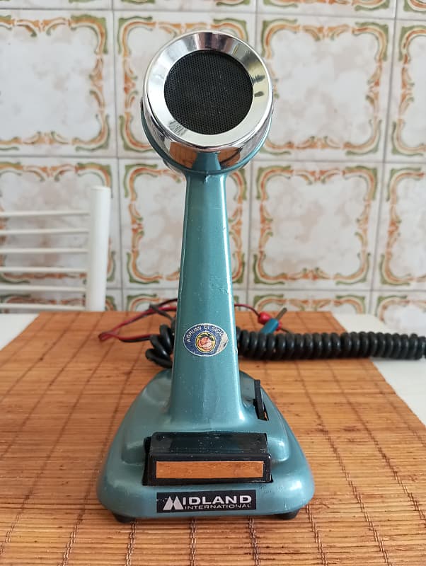 Midland Vintage CB Base Station Microphone Model 2222322 Reverb