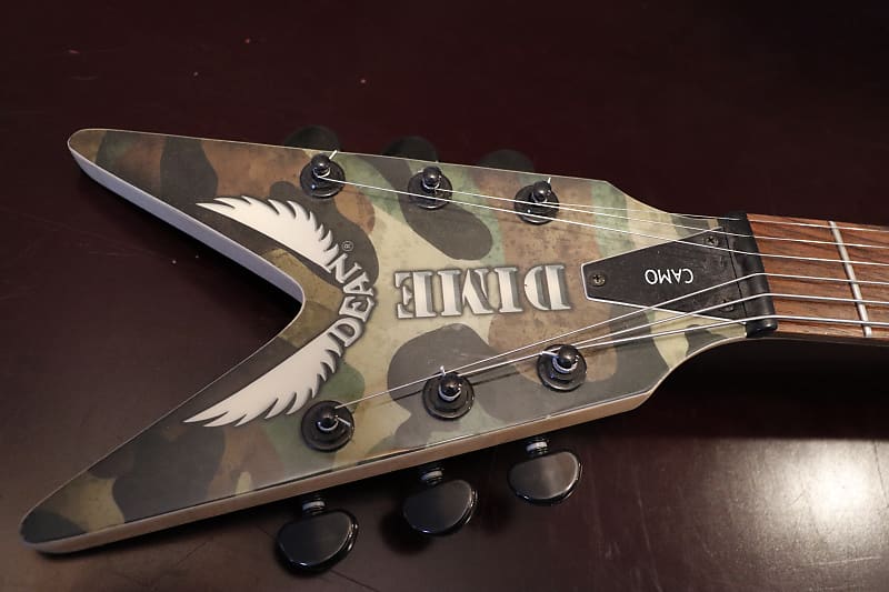 ギター DEAN ML CAMO Dean DimeBag Camo ML Electric Guitar, Floyd Rose, FREE