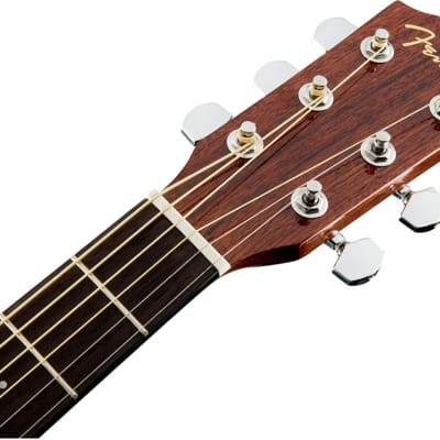 Fender CD-60S 6-String Solid Top Acoustic Guitar - Natural image 4