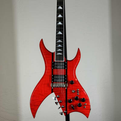 B.C. Rich Custom Shop Bich 10 Supreme 2024 - Transparent Red image 2