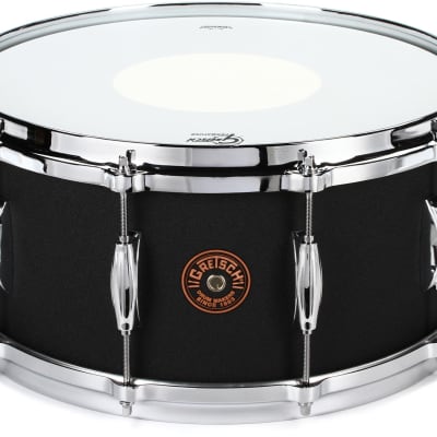 Gretsch Drums USA Black Copper Snare Drum - 6.5 x 14-inch - Black Powder Coat image 1