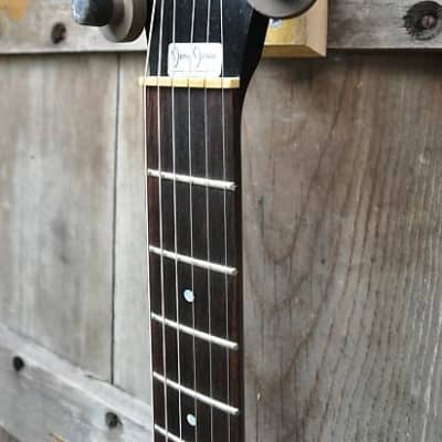 Jerry Jones Neptune Shorthorn 6 string-1991 Red w/OHSC- Super RARE Exc Shape-Wow! L@@@@K Neptune Short Horn 1991 - Red image 10