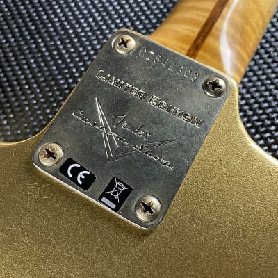 Fender Custom Shop Limited Edition '55 Bone Tone Stratocaster- Aged HLE Gold (7lbs 12oz) image 11