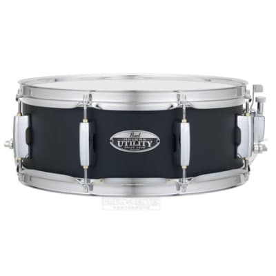 Pearl Modern Utility Maple Snare Drum 13x5 Satin Black image 1